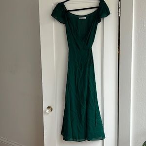 Reformation wrap dress, size medium, worn once, excellent condition
